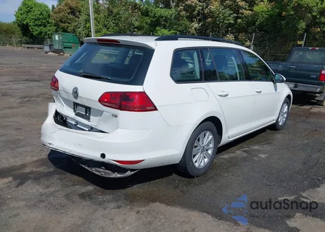 2015 Volkswagen Golf Sportwagen Tsi S 4-Door из США, поврежденный, VIN 3VWC17AUXFM504689